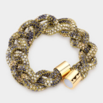 Bling Braided Magnetic Bracelet - Image 2