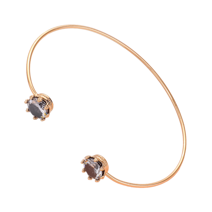 Cubic Zirconia Cuff Bracelet - Image 1