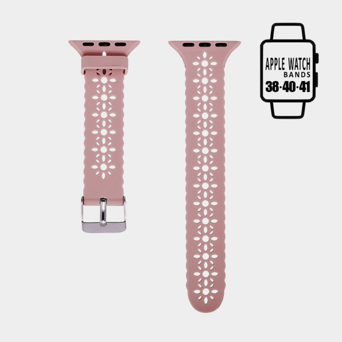Cut Out Pattern Apple Watch Silicone Band - Image 1