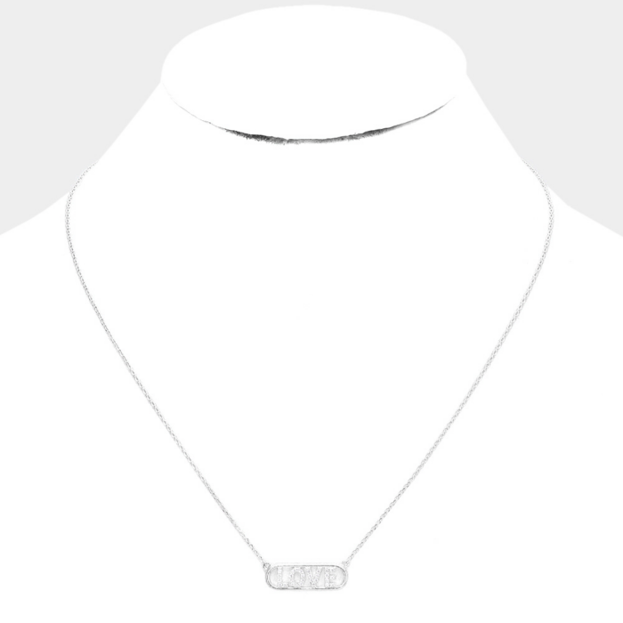 Love Bling Necklace - Image 1