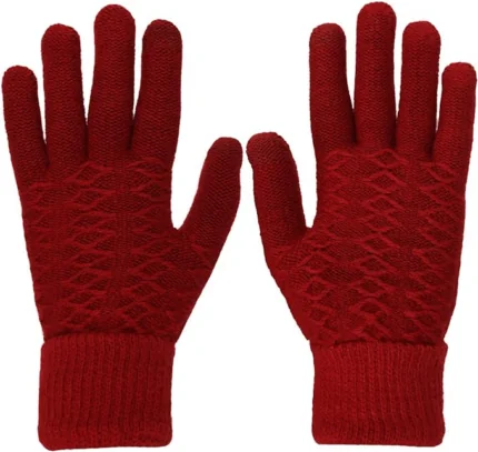 Women's Touchscreen Cuffed Gloves