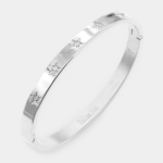 CZ Embellished Star Stainless Steel Bracelet