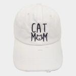 Cat Mom Message Baseball Cap