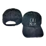 Cat Mom Message Baseball Cap - Image 2