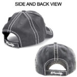 mom life Leopard Pattern Detail Vintage Baseball Cap - Image 2