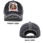 mama Bear Message Vintage Baseball Cap - Image 2