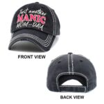Just another MANIC MOM-DAY Message Vintage Baseball Cap - Image 2