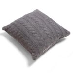 Braided Cable Knit Cushion Cover - Image 3