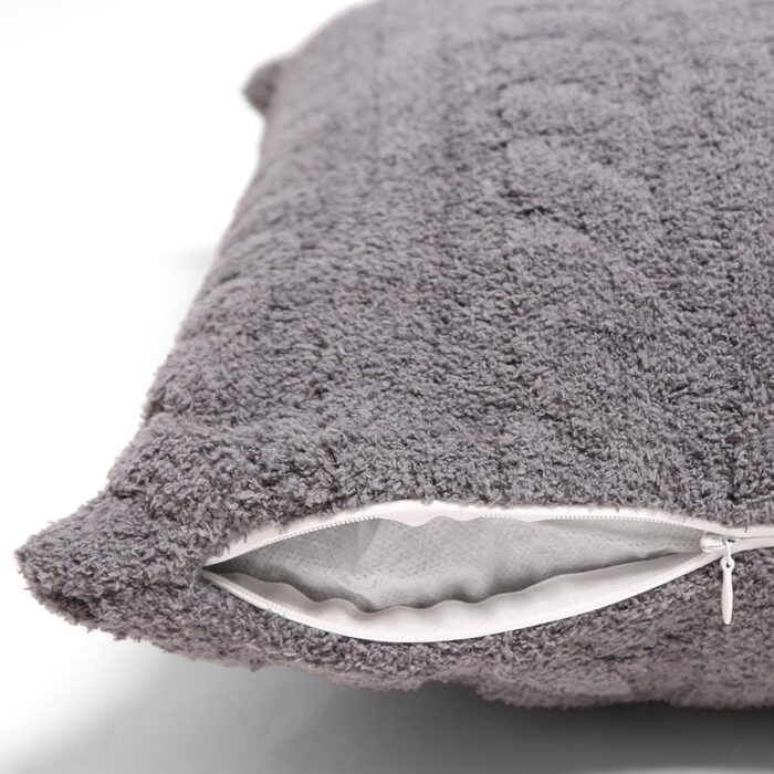 Braided Cable Knit Cushion Cover - Image 4