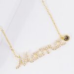 August Birthstone MAMA Message Pendant Necklace - Image 2