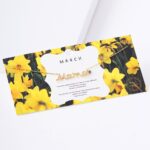 March Birthstone MAMA Message Pendant Necklace