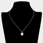 MAMA Message Metal Heart Pendant Necklace - Image 2