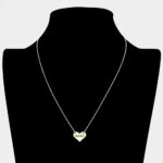 mama Message Metal Heart Pendant Necklace - Image 2