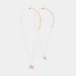 2PCS - Enamel Elephant Pendant Moms and Kids Set Necklaces - Image 2