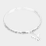 Mom's Blessing Message Stretch Bracelet - Image 2