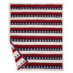 American USA Flag Reversible Throw Blanket - Image 3