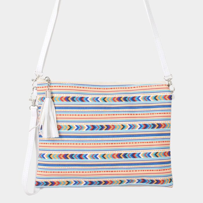 Aztec Patterned Wristlet Clutch / Crossbody Bag - Image 3