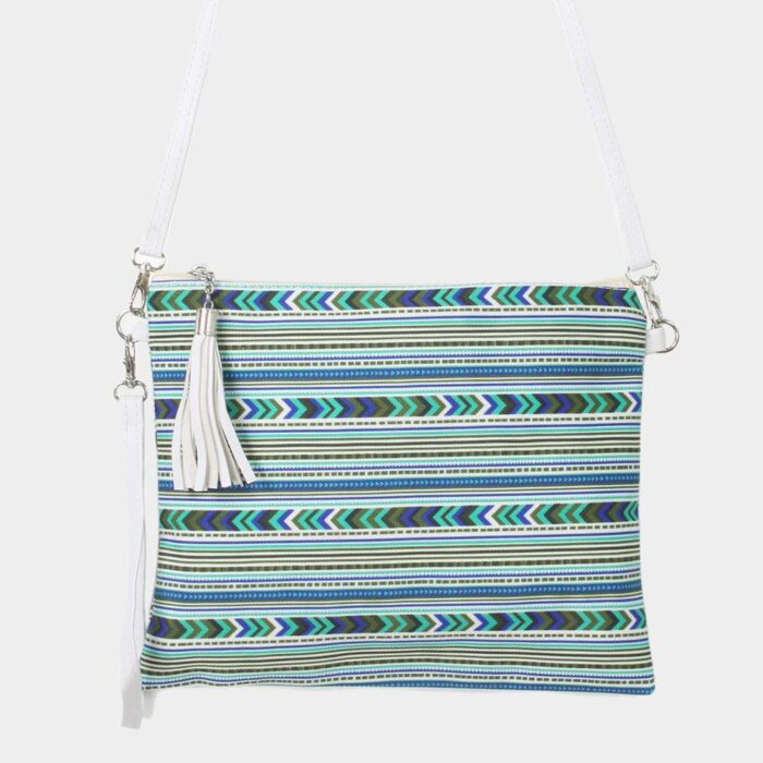 Aztec Patterned Wristlet Clutch / Crossbody Bag - Image 2