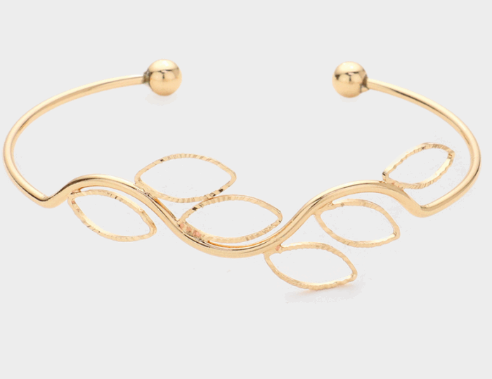 Leaf Twig Cuff Bracelet - Image 1