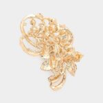 Pearl Embellished Bouquet Brooch - Image 2