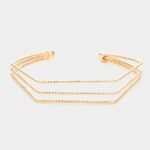 Angled Split Metal Cuff - Image 2
