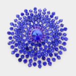 Glass Crystal Bubble Brooch - Image 2
