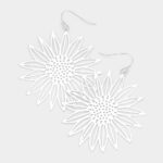 Metal Sunflower Earring - Image 2