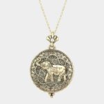 Elephant Magnifying Glass Pendant