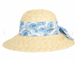 Braid Straw Sun Cloche Hats W/cloth Band