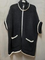 Colored Edge Front Pockets Zipper Jacket - Image 6