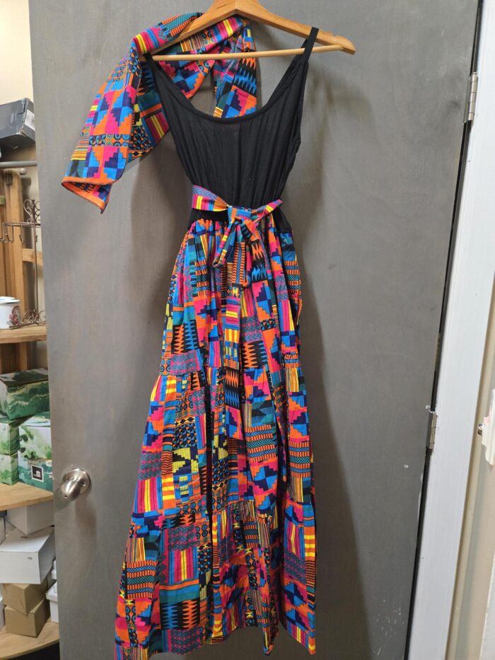 Geometric Pattern Sundress - Image 3