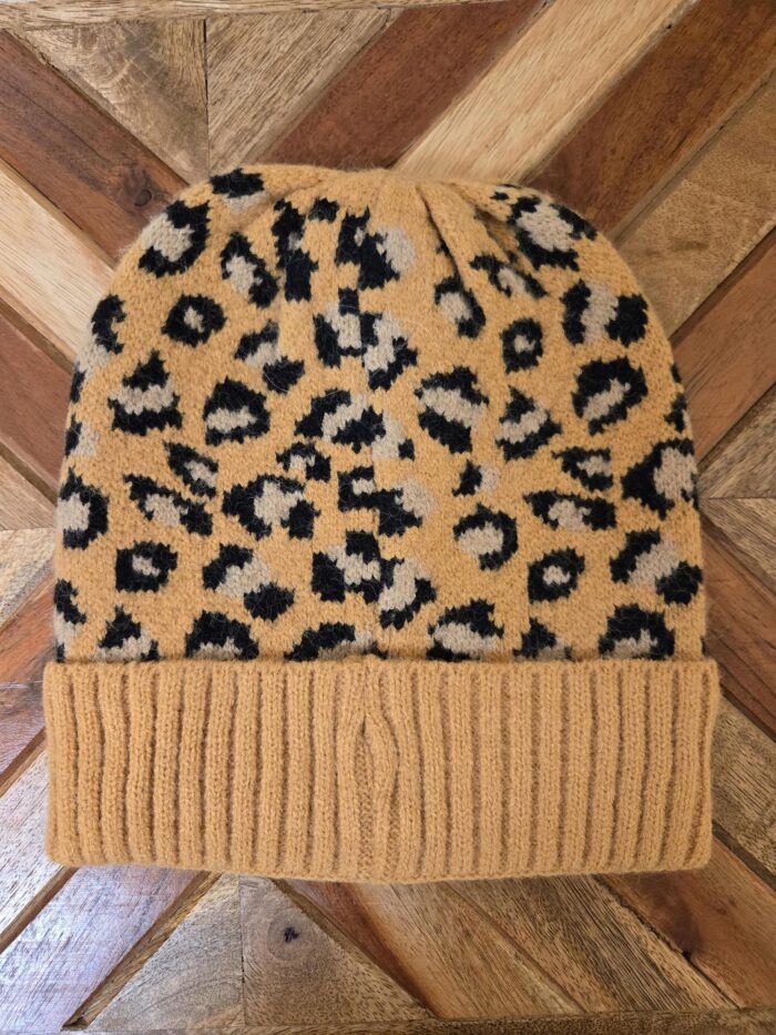 Leopard Beanie Hat - Image 7