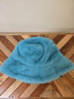 Solid Faux Fur Bucket Hat - Image 4