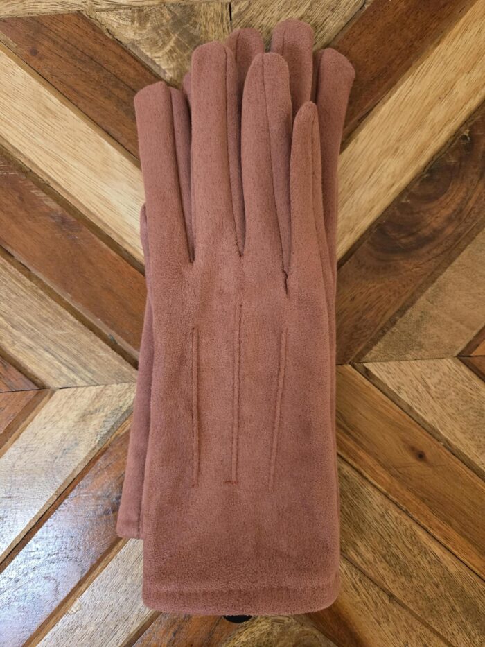 Suede Tri-Lined Gloves - Image 2