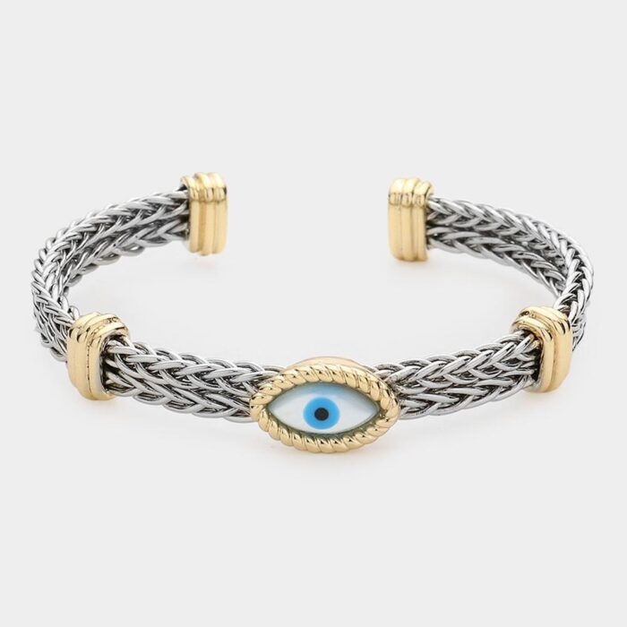 Evil Eye Cuff Bracelet - Image 1