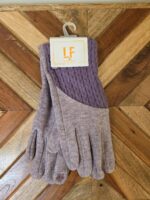 Cable Knit Button Smart Touch Gloves - Image 4