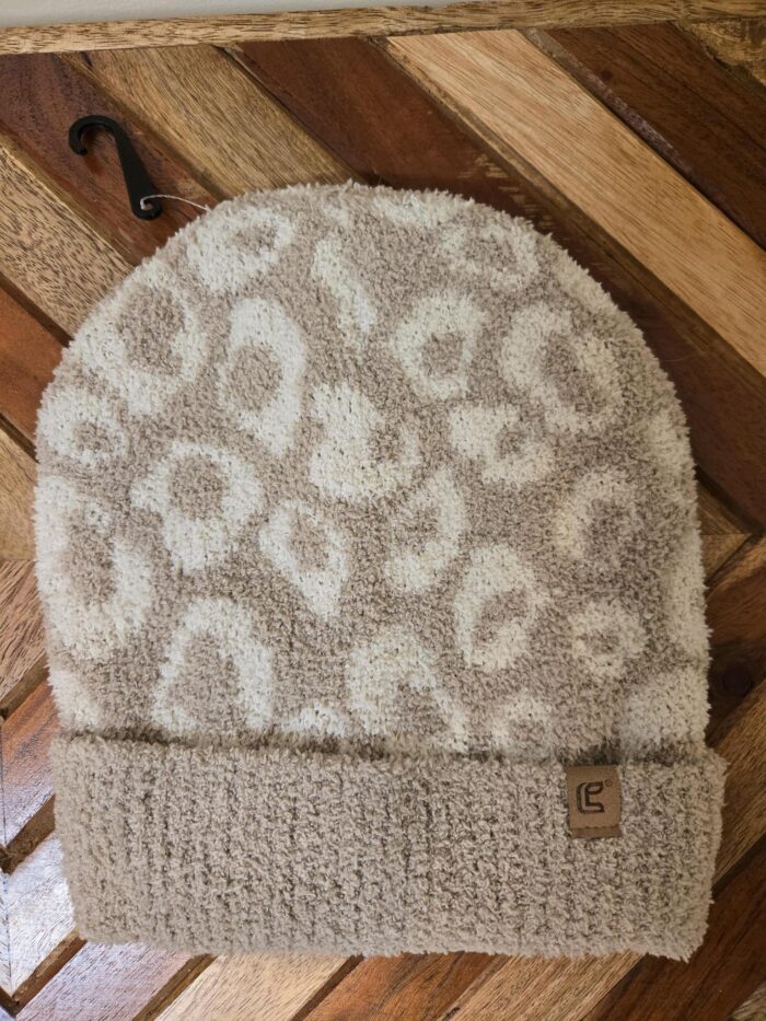 Leopard Soft Knit Beanie - Image 7