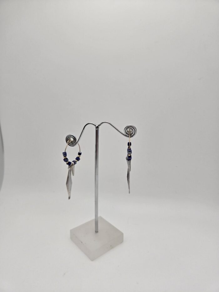 Blue Dangle Earrings - Image 1